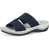 Jana Coshy Original – Die Hallux-freundliche Pantolette 8-27270-43 blau H-Weite