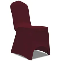 vidaXL Stretch-Stuhlhussen 100 Stk. Bordeauxrot