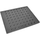 SEZAM Gussrost mit Löchern Ofenrost Ascherost Gußrost Kaminrost passend Kaminofen Tafelrost Rost Ofengitter Feuerrost Kohlerost Eckrost verschiedene Abmessungen (30 x 24 cm (29,5 x 23,7 cm))