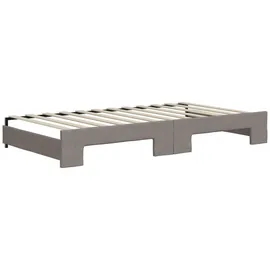 vidaXL Tagesbett 100 x 200 cm Taupe
