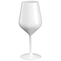 Playflip 36 Mehrweg Wein Cocktail Gläser Spritz weiß Tritan 470ml Wiederverwendbar Kunststoff unzerbrechlich,