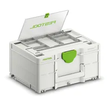 Festool Systainer3 DF M 187, leer, grau, 39,60 x 29,60 x 18,70 cm