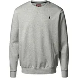 MCS Rundhalspullover "MCS sweatshirt MCSkyler", Herren, Gr. L, grau melange, Obermaterial: 100% Baumwolle, Pullover Rundhalspullover