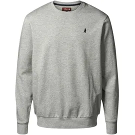MCS Rundhalspullover "MCS sweatshirt MCSkyler", Herren, Gr. L, grau melange, Obermaterial: 100% Baumwolle, Pullover Rundhalspullover