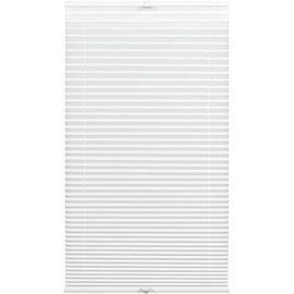 GARDINIA Plissee Concept Tageslicht, Blickdicht, Faltrollo, Lichtdurchlässig, Verstellbar, Einfach in der Breite kürzbar, Weiß, 60 x 130 cm