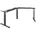 EO0017 Elektr höhenverstellbares Schreibtischgestell 120 Eckdesign mit programmierbarem LED-Speichermodul 3 Positionen