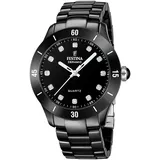 Festina F20723/2 Uhr Damenuhr, analog, Zirkonia (synth.)