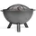 Cook King Feuerschale KONGO Ø 85 cm Schwarz
