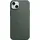 Apple iPhone 15 Plus Feingewebe Case mit MagSafe immergrün