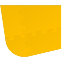 Kiids Puzzlematte Rand für Bodenmatte XL gelb
