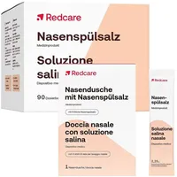 Redcare Nasendusche mit Nasenspülsalz+ Nasenspuelsalz 1 St