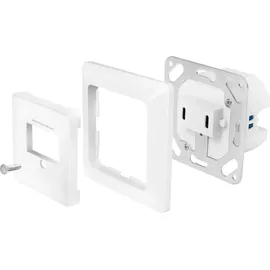 Logilink PA0332 - Unterputz Steckdose mit 2X USB-C (25W/15W), PD (PowerDelivery 3.0), Schutzklasse IP20