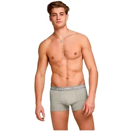 JACK & JONES Boxershorts blau/grau/schwarz M 5er Pack