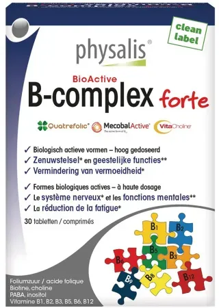 Physalis BioActive B-Complex Forte 30 Tabletten