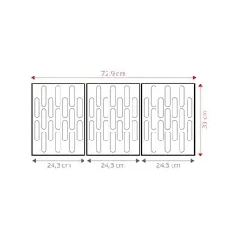 TAINO Basic Gasgrill 6+1 mit Gasdruckminderer und Abdeckhaube