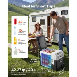 Vevor Kompressor Kühlbox 40 l mit Griff