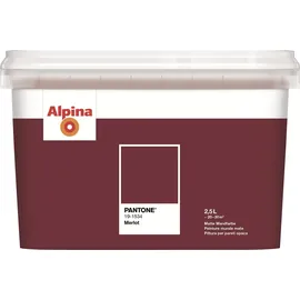 Alpina Wandfarbe PANTONE Merlot 2,5 l