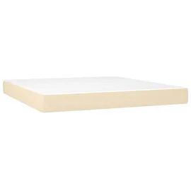 vidaXL Boxspringbett 180 x 200 cm Creme