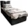 masseno Boxbett mit Bettkasten ¦ schwarz ¦ Maße (cm): B: 100 H: 98