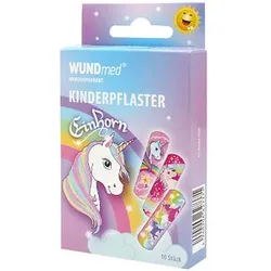 WUNDmed® Pflaster Einhorn bunt 1,9 x 6,3 cm, 10 St.