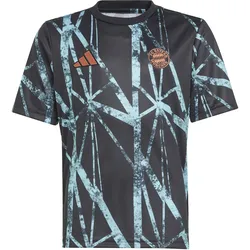 adidas FC Bayern München Prematch Funktionsshirt Kinder in black, Größe 140 - schwarz