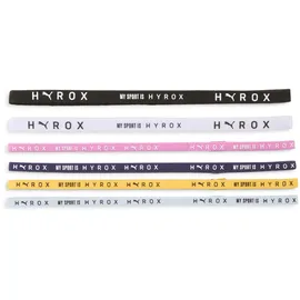 Puma x Hyrox Hairbands (6pcs), puma black/puma white/electric orchid/dazzling yellow/lucite