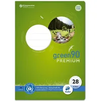 Staufen Schulheft A4 Lineatur 28 16 Blatt green