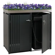 MCW Mülltonnenverkleidung MCW-O67 125 x 84 cm anthrazit