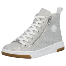 Rieker Sneaker High Damen Weite M Grau/Silber 40