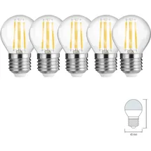 V-Tac LED-Birne 4W E27 430 lm kaltweiß 5 St.