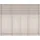Wiemann Schwebetürenschrank Korfu 246,9 x 236 x 67 cm Grau/Schwarz