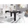 INOSIGN Esstisch »Prisma 137x90 cm, Esszimmertisch, ausziehbar, erweiterbar auf 185 cm«, rechteckig,Tischplatte Stärke 22 mm u. mit elegantem siebdruck grau