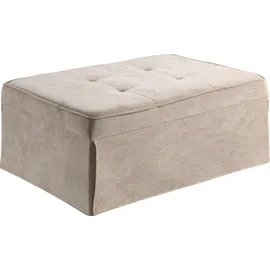 Atlantic Home Collection Multifunktionshocker Finn, extra breit, 100 x 70 x 41 cm, Creme