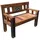 Garden Pleasure SUMBA 2-Sitzer 65 x 0 x 0 cm Teak
