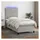 vidaXL Boxspringbett 100 x 200 cm Hellgrau