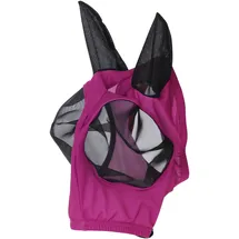 Covalliero Fliegenmaske FinoStretch Zipper Fliegenschutz Pony Light Berry