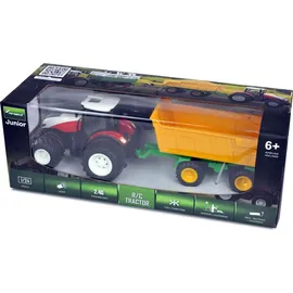 AMEWI RC-Landmaschine Traktor mit Kippanhänger 2,4CH RTR rot-weiß (22600)