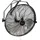 Vevor 57 cm Wandventilator Schwarz