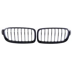 Kühlergrill Sport-Performance komplett hochglanz Schwarz passt für BMW F30 F31