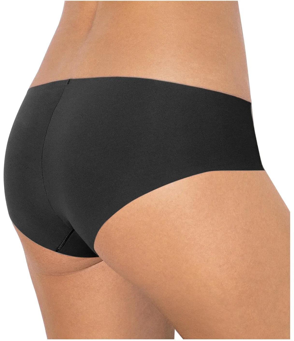 POMPADUR Hipster-Panty Lasercut, POMPADOUR schwarz M