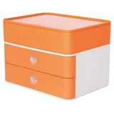 HAN Schubladenbox Smart Box plus ALLISON apricot orange 1100-81, DIN A5 mit 3 Schubladen