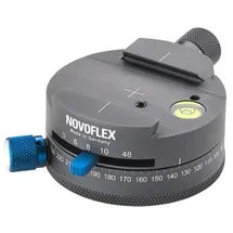 Novoflex Panoramaplatte 6/8 mit Schnellkupplung Gravur 360 Grad Rasterung 6/8/10/12