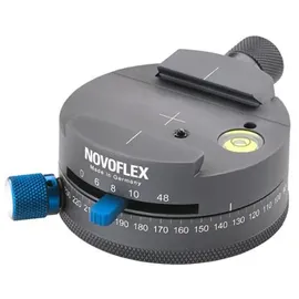 Novoflex Panoramaplatte 6/8 mit Schnellkupplung Gravur 360 Grad Rasterung 6/8/10/12