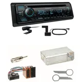 Kenwood KDC-BT560DAB Bluetooth DAB Einbauset für Mercedes SLK R170 W208 W210