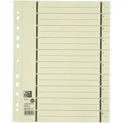 Oxford Trennblatt 400004672 DIN A4 mit Perforation 200g Kraftkarton ch
