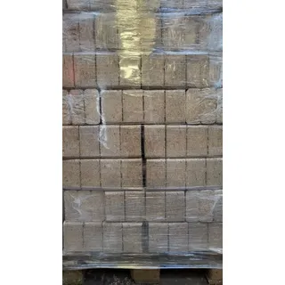 Holzbriketts Nadelholz, eckig, 1 Palette = 96 x 10 kg