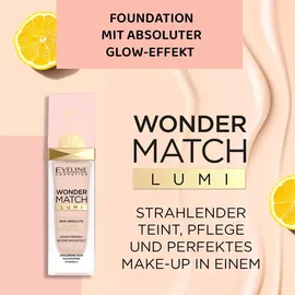 Eveline Cosmetics Wonder Match Lumi Foundation LSF 20 nr. 10 vanille 30 ml
