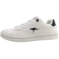 KangaROOS Damen K-Ten Adore Sneaker, White/Jet Black, 41 EU