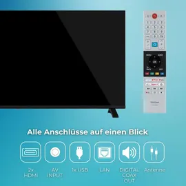 Toshiba 43UV1563DDW 43" LED UHD VIDAA TV