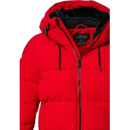 KILLTEC KOW 56 WMN QLTD CT, dunkelrot dunkelrot 38 in Daunenoptik mit Kapuze (atmungsaktiv, winddicht, wasserabweisend) rot Damen